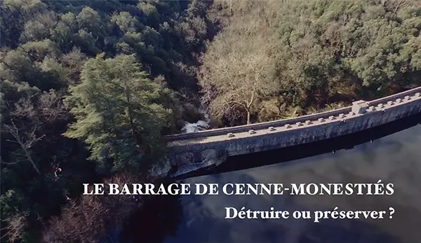 Photo du barrage de Cennes Monesties